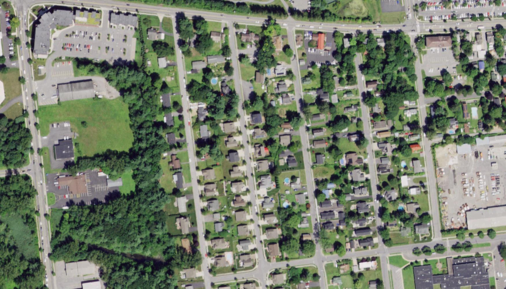 Country Club Estates, Saratoga Springs, NY: Aerial view